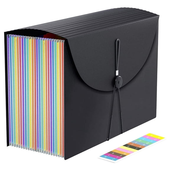Accordian File Organizer,Expandable File Folder,Portable Accordian