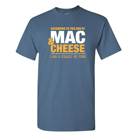 According To This Mac & Cheese Sarcastic Humor Graphic Novelty Funny T Shirt