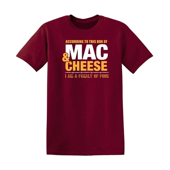 According To This Mac & Cheese Sarcastic Humor Graphic Novelty Funny T Shirt