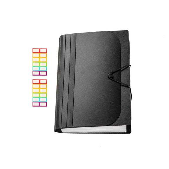 Accordion File 13 Pockets, Expanding, for Receipts, Bills & Paper Storage