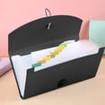 thumbnail image 1 of Accordion File Folder for Documents - Portable Bill Organizer, Tear-resistant Polypropylene, Compact Home Office Storage for Receipts and Coupons, topliu, 1 of 9