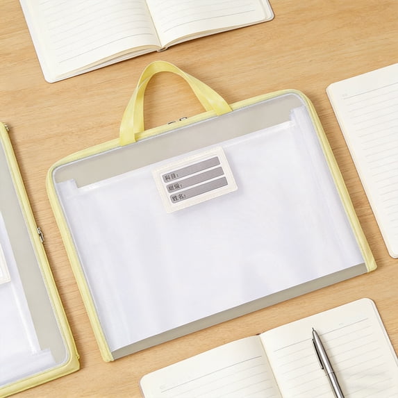 Accordion File Folder with Mesh Zipper, Subject Classification Document ...