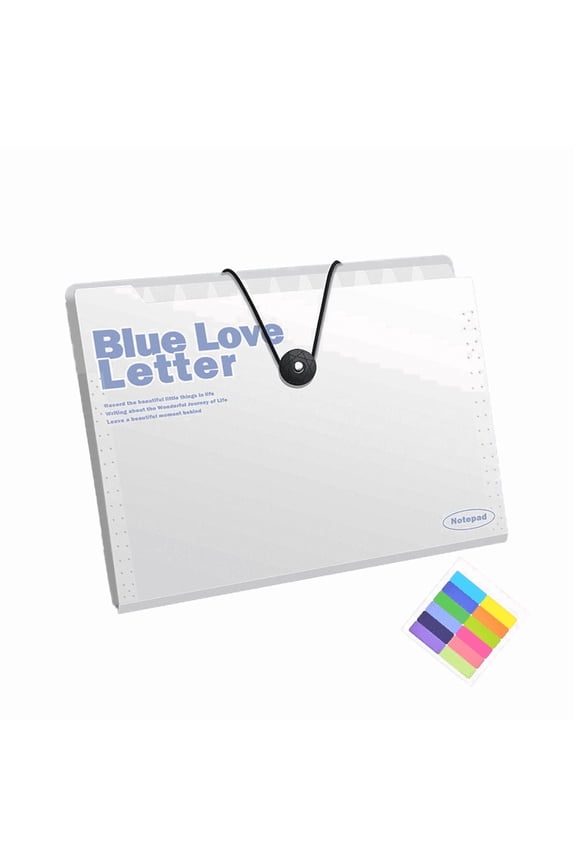 Expanding File Folder,Plastic File Folder with 12 Pockets and a-Z Label,Letter/A4 Size,White