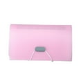 thumbnail image 1 of Accordion File Organizer - 13 Pocket Expanding Folder in Receipts, Bills, and Envelopes - Money Saving Binder (Pink), 1 of 6