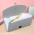 Accordion File Organizer, 13 Pockets Candy Color A6 Mini Transparent ...