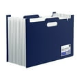 thumbnail image 1 of Accordion File Organizer, 13 Pockets Expanding File Folder, Portable Paper Bill Tax Receipt Organizer, Letter A4 Size Document Holder, 1 of 8