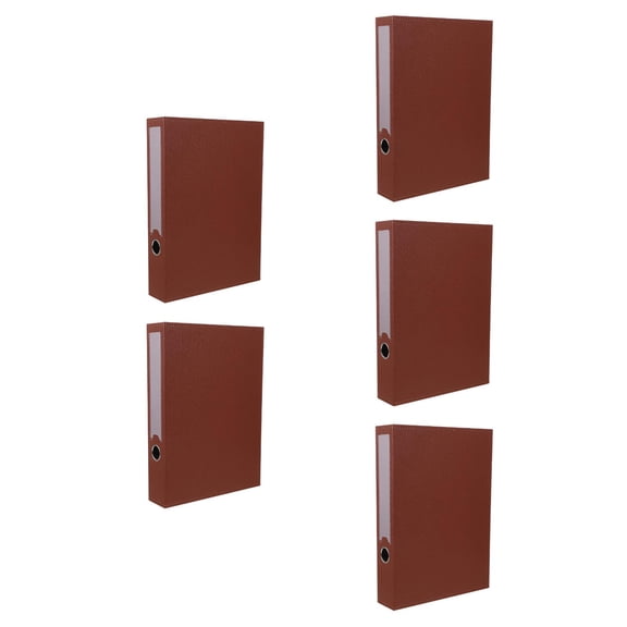 Mobestech Wear-Resistant Brown File Organizer for Home A4 Document Storage