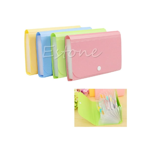 Accordion File Organizer,A6 Plastic Coupon Organizer Wallet Mini Expanding File Folder for Cards,Coupons,Receipt,Cards