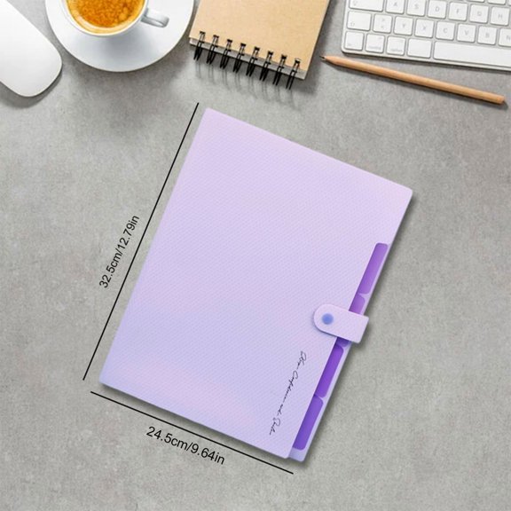 Accordion File Organizer, Accordion Folder, File Organizer with 5/8/12 Pockets, Document Organizer, Document Folder, Multi-Pocket Expandable File Folder, Receipt Organizer,12.79×9.64 in,A
