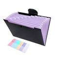 thumbnail image 1 of Accordion File Organizer Expanding File Folder with 12 Pockets, Portable Receipt Paper Bill Document Organizer Letter/Legal Size Filing Folder School Black Bradem, 1 of 7