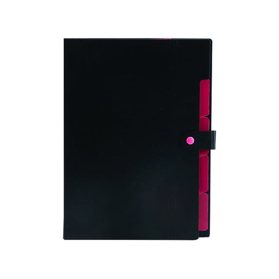 Accordion File Organizer,Expanding File Folder with 6 Pockets,Portable Receipt Paper Bill Document Organizer,Letter/A4 Size Filing Folder School Office Supplies