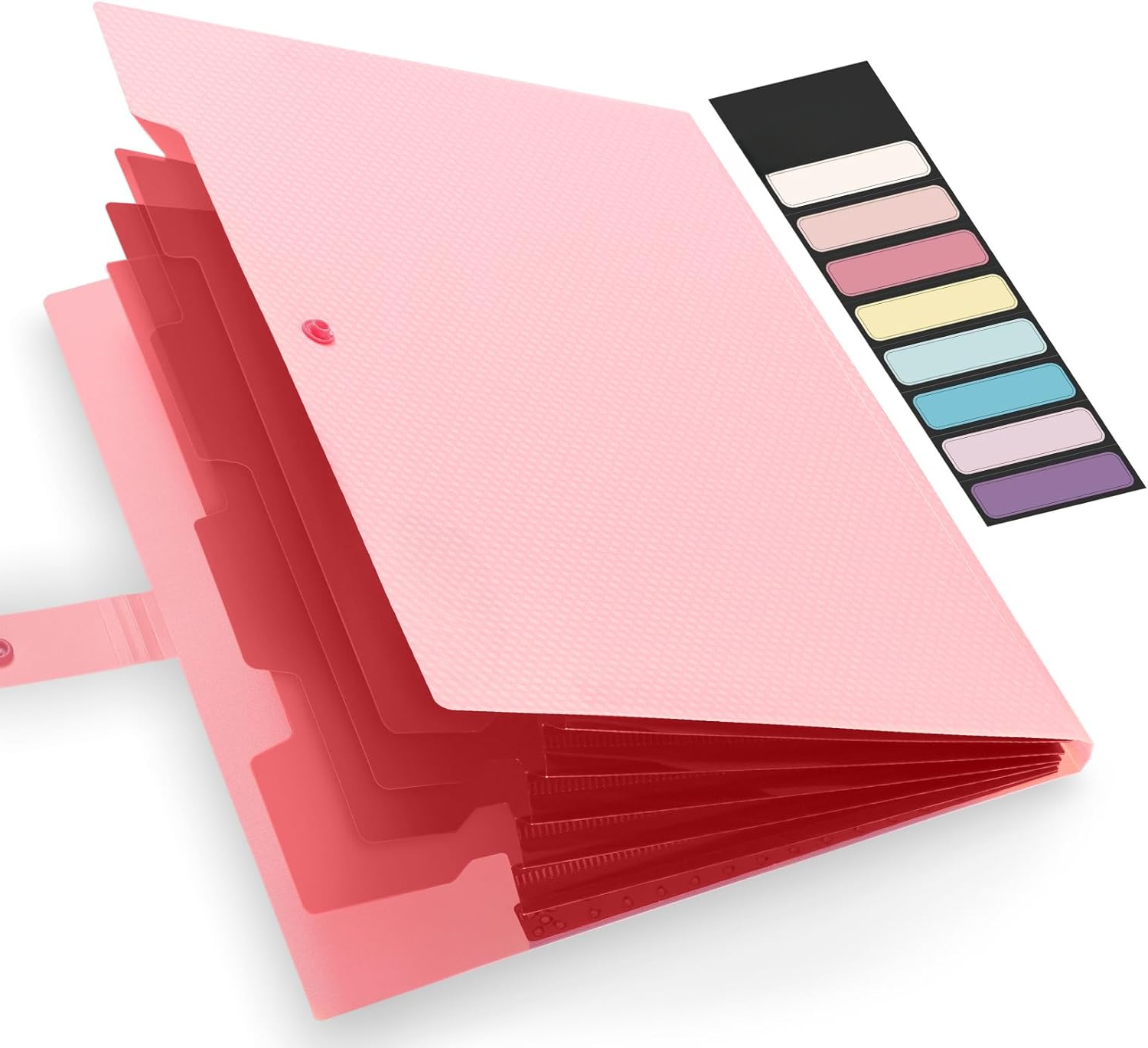 Accordion File Organizer, Letter Size Expanding File Folder with Labels ...