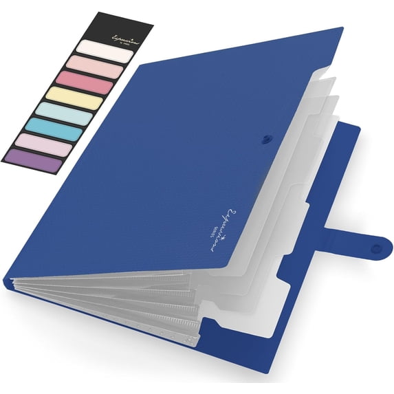 Accordion File Organizer, Letter Size Expanding File Folder with Labels ...