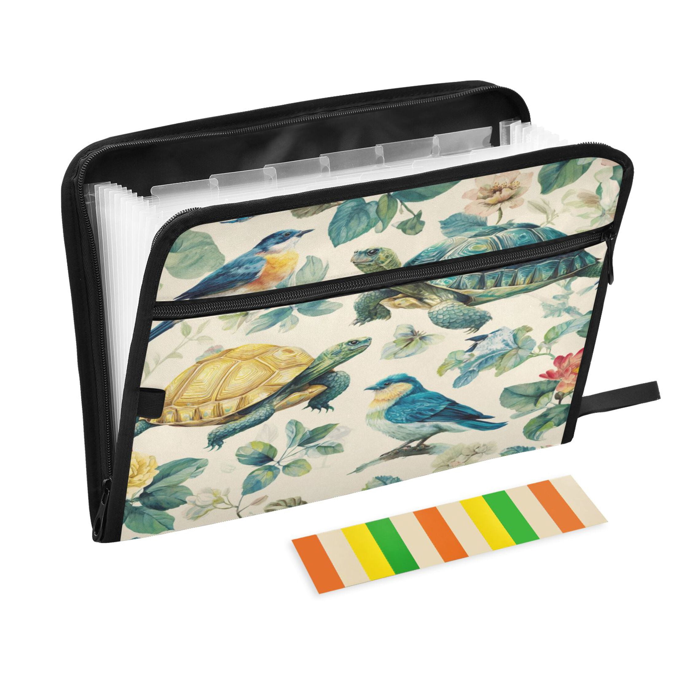 Accordion File Organizer with Zip Closure 13 Pockets Expanding File ...
