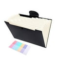thumbnail image 1 of Accordion File Organizer with Pockets, Expanding File Folder for Documents, Portable Receipt Bill Paper Organizer for Home School Office Beige, 1 of 7