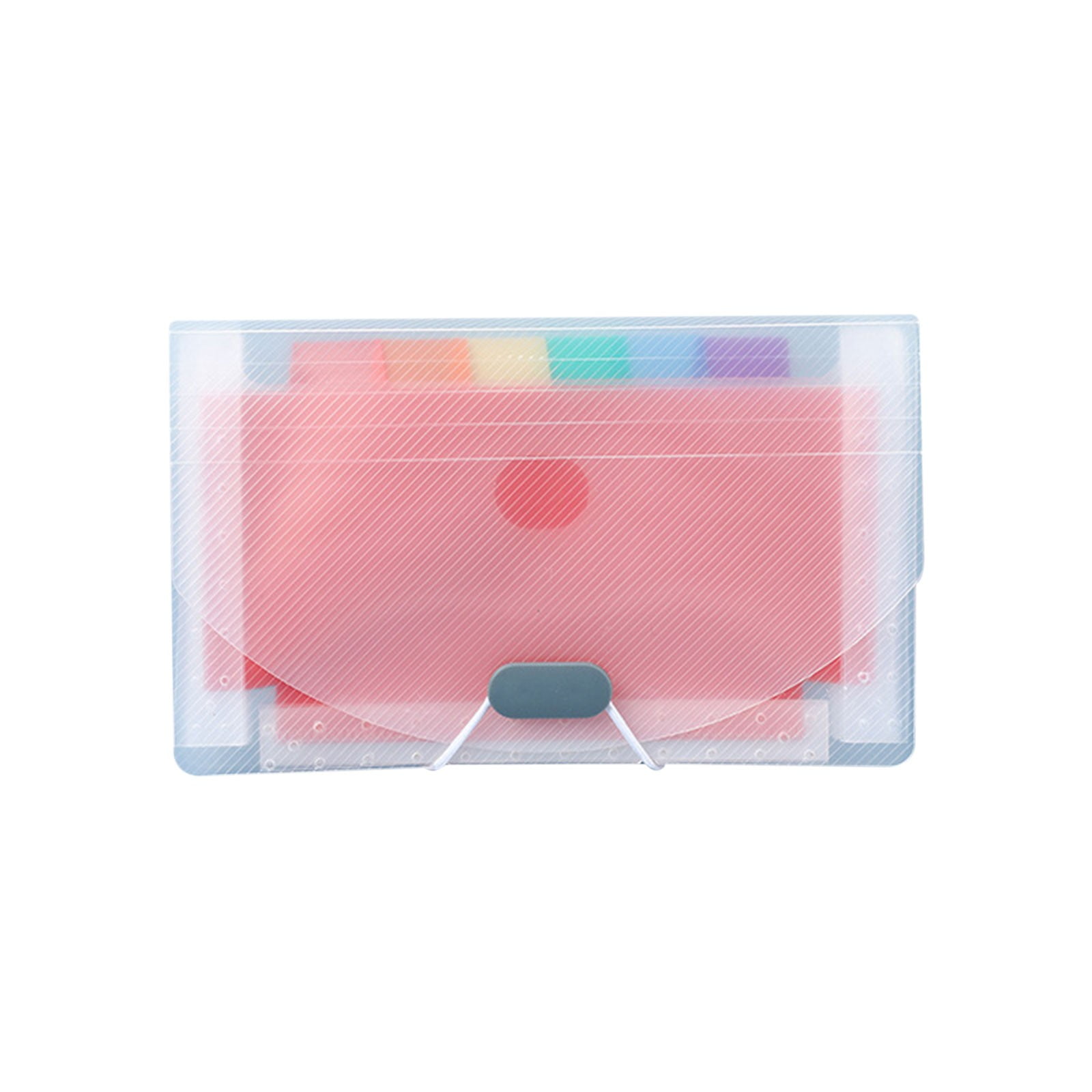 Accordion Folder, 7.1x4.3 inch Plastic File Folder, A6 Folders with ...
