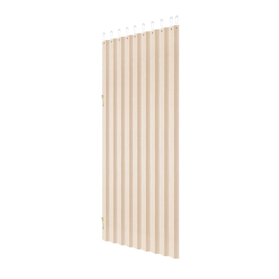 Accordion Folding Door, 78x47 Inch Magnetic Closure Waterproof Fabric, Compact Folding Design, Drill-Free Installation, Versatile Room Divider for Home and Bathroom