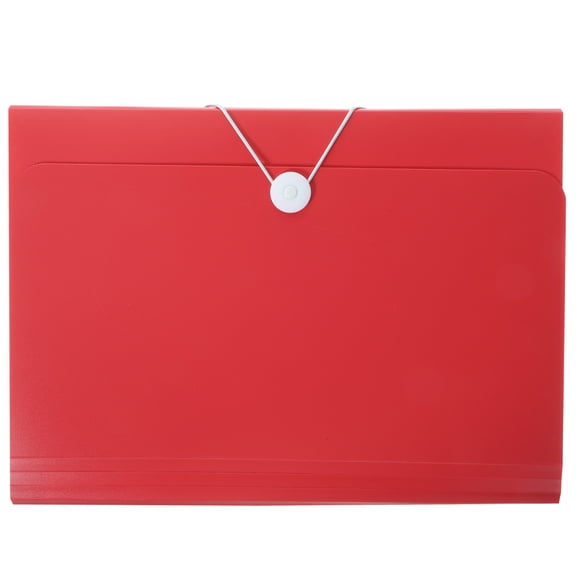 Accordion Plastic Folder Receipt Storage Holder Folder Bag Document Organizer Folder Office
