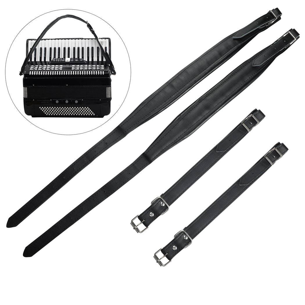 Accordion Straps, Adjustable PU Leather Accordion Universal Double ...