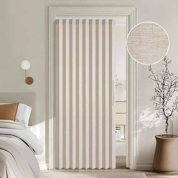 Accordion Style Magnetic Folding Door Curtains for Doorways/Closet ...