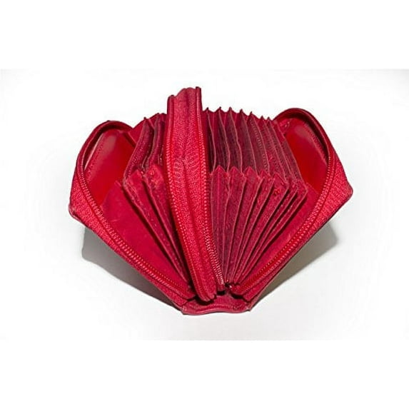 Accordion style wallet with multiple Card slots by Leatherboss