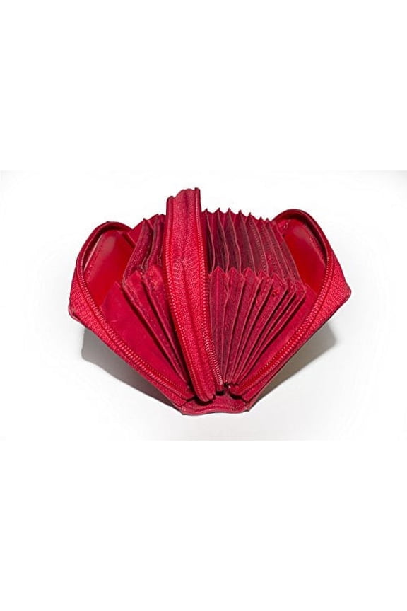 Accordion style wallet with multiple Card slots by Leatherboss