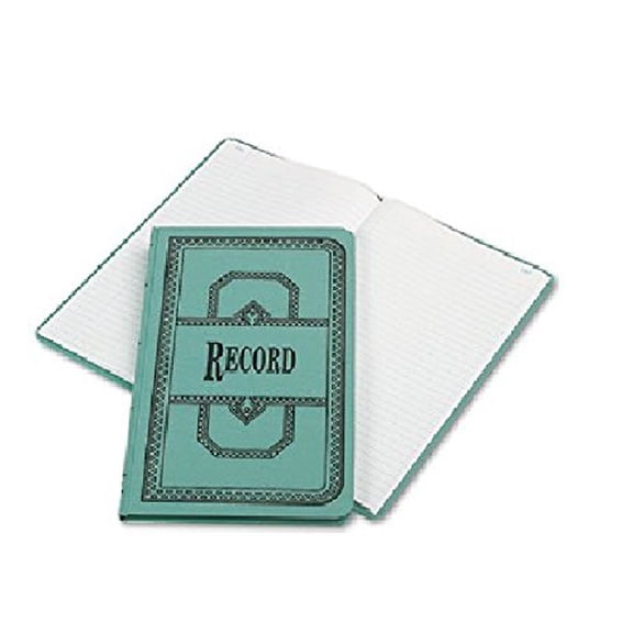 Account Book, Record-Ruled, 150 Pages, 12-1/8 "x7-5/8 ", Blue