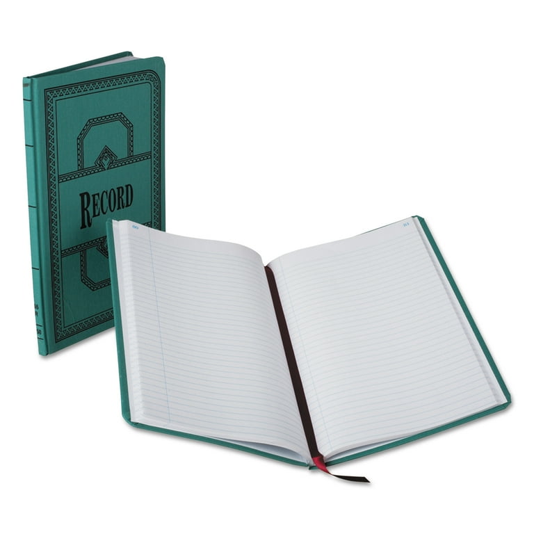 Account Record Book, Record-Style Rule, Black/Red/Gold Cover, 9.25 x 7.31 Sheets, 300 Sheets/Book Account Record Book, Record-Style Rule, Black/Red/Gold Cover, 9.25 x 7.31 Sheets, 300 Sheets/Book