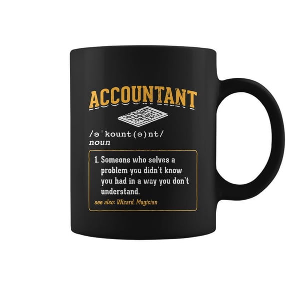 Accountant Definition Office Humor Accounting Graphic Design - Walmart.com