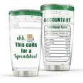 thumbnail image 1 of Accountant Gifts Tumblers, The Accountant Tumbler Cup, Spreadsheet Mug, Accounting Gifts for Women Men, 20oz Accountant, CPA, CFO, Coworkers Stainless Steel Insulated Excel Coffee Mug with Lid, 1 of 6