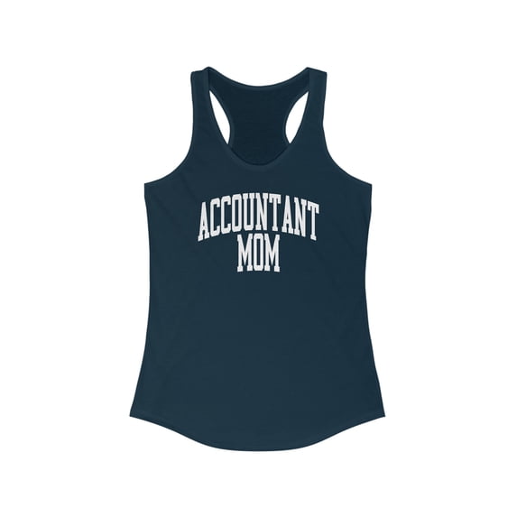 Accountant Mom Mother's Day Mama Tank Top Gifts Shirt Womens Sleeveless