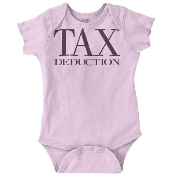 Accountant Tax Deduction Romper Boys or Girls Infant Baby Brisco Brands 18M