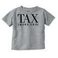 thumbnail image 1 of Accountant Tax Deduction Toddler Boy Girl T Shirt Infant Toddler Brisco Brands 12M, 1 of 6
