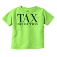 thumbnail image 1 of Accountant Tax Deduction Toddler Boy Girl T Shirt Infant Toddler Brisco Brands 3T, 1 of 6