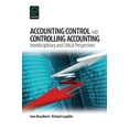 thumbnail image 1 of Accounting Control and Controlling Accounting: Interdisciplinary and Critical Perspectives (Paperback), 1 of 1