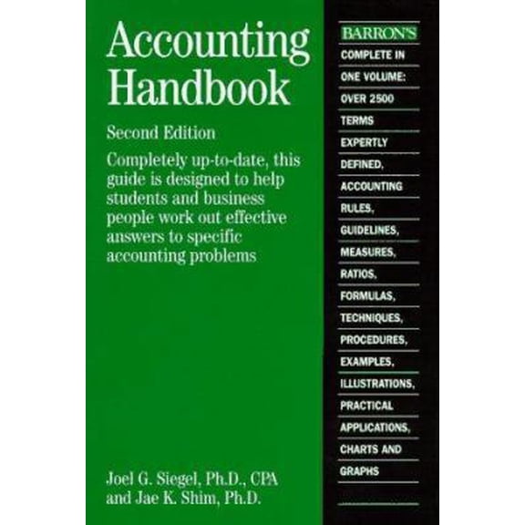 Pre-Owned Accounting Handbook (Hardcover) 0812064496 9780812064490