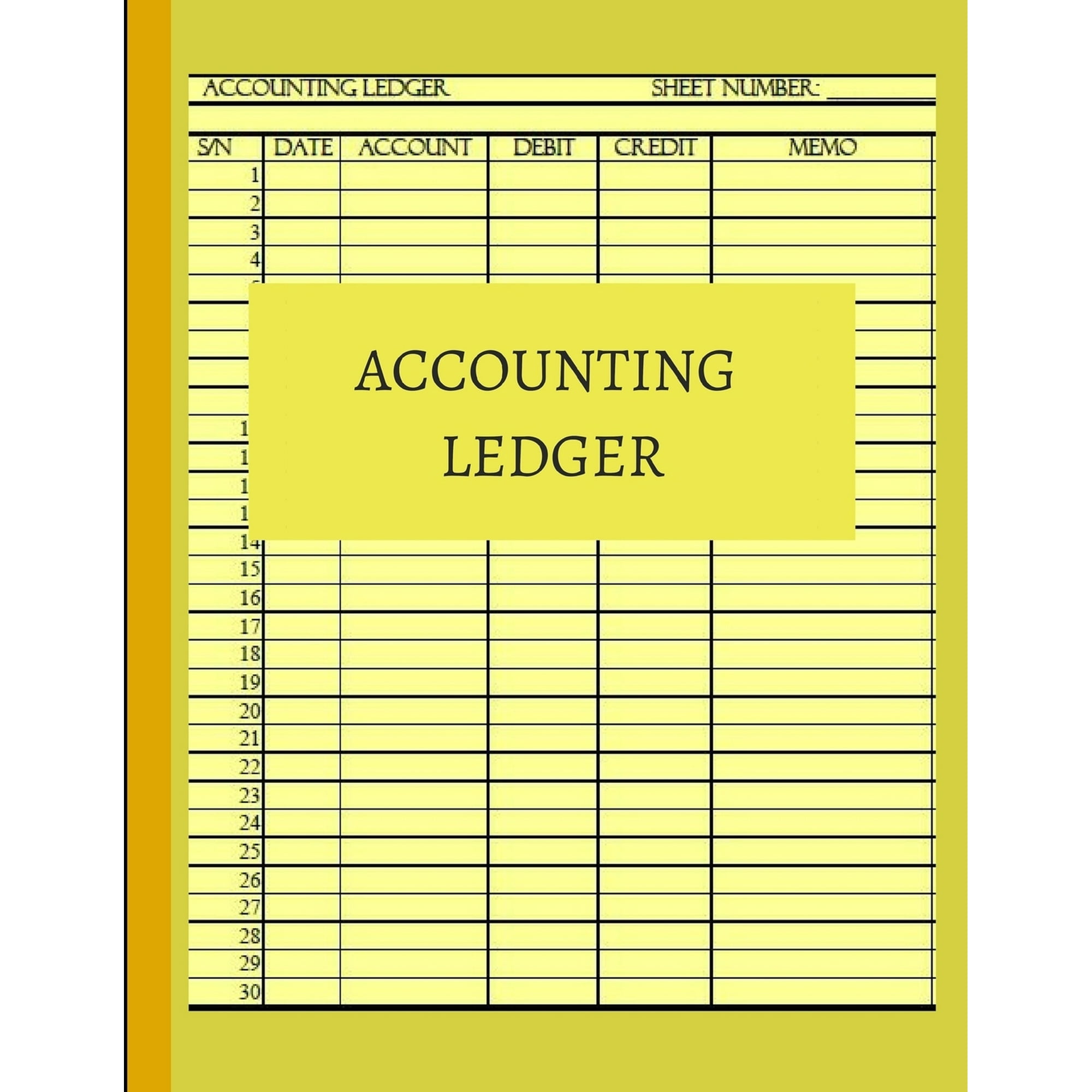 Blank Accounting Journal