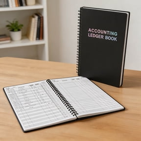 Accounting Ledger Book A5 for Small Business & Personal Finance Tracking