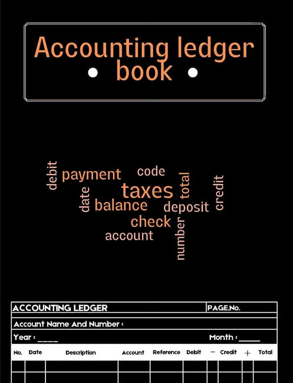 Accounting Ledger Book: Bookkeeping Record Book for Small Business or Personal Use - Ledger Books for Bookkeeping A Complete Expense Tracker Notebook, Expense Ledger (Paperback)