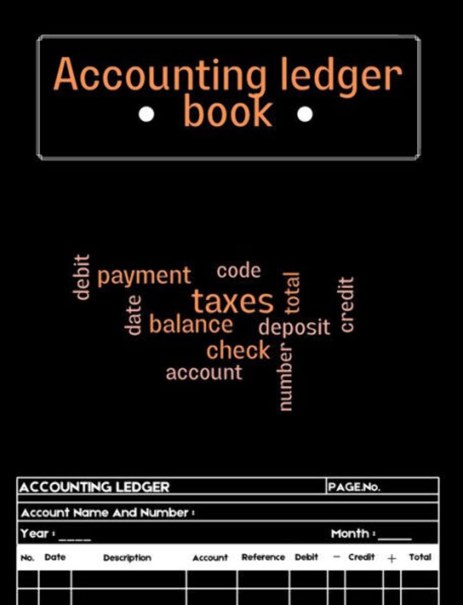 Accounting Ledger Book: A Complete Expense Tracker Notebook, Expense Ledger, Bookkeeping Record Book For Small Business Or Personal Use - Ledger Books For Bookkeeping - 9781803936680