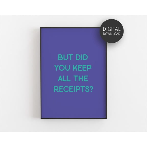 Accounting Office Poster, Wall Art For Tax Accountant, Cpa Decor, Purple And Teal Finance Poster For Bookkeeper Home Decor, 8x12 UNFRAMED