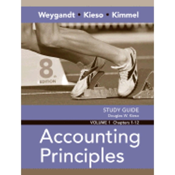 Accounting Principles Study Guide, Volume 1: Chapters 1-12 (Paperback) by Jerry J Weygandt