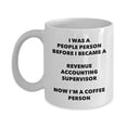 thumbnail image 1 of Accounting Supervisor Coffee Person Mug - Funny Tea Cocoa Cup - Birthday Christmas Coffee Lover Cute Gag Gifts Idea, 1 of 4