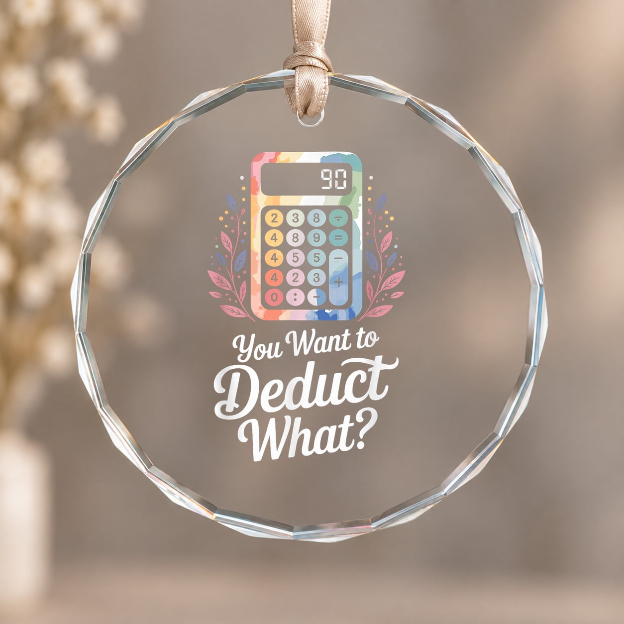 Accounting You Want to Deduct What Accountant Christmas Ornament ...
