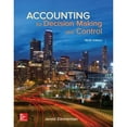 thumbnail image 1 of Pre-Owned Accounting for Decision Making and Control (Hardcover) 125956455X 9781259564550, 1 of 1