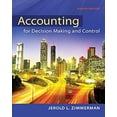 thumbnail image 1 of Pre-Owned Accounting for Decision Making and Control, 1 of 1