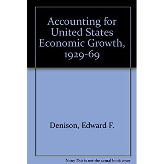 Pre-Owned Accounting for United States Economic Growth, 1929-1969 (Paperback) 9780815718031