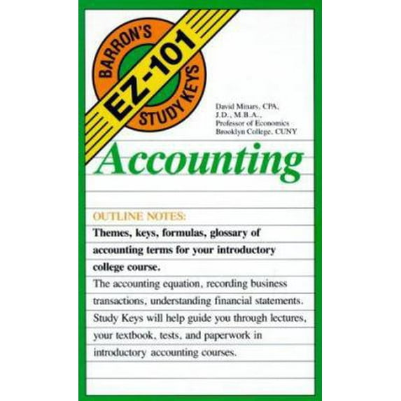 Pre-Owned Accounting (Paperback) 0812047389 9780812047387