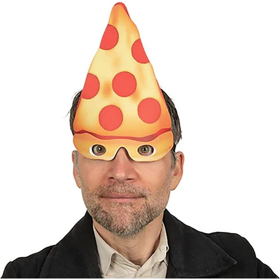 Accoutrements Archie McPhee Character Flipping Amazing Breakfast Goods Pizza Mask