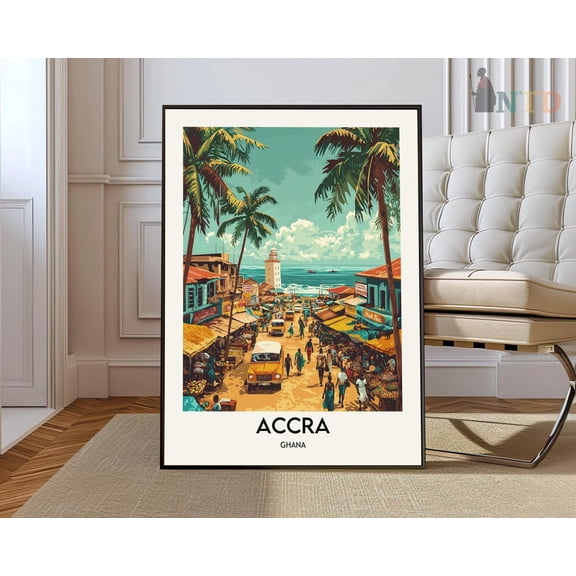 Accra Ghana Capital Poster Unframed Paper Print